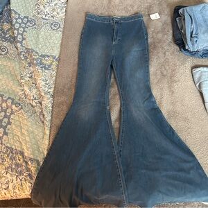 Free people super flared jeans